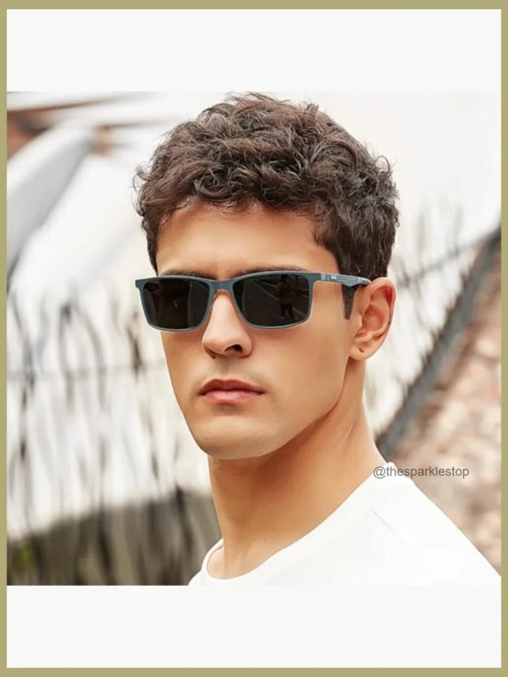 Polarized Sunglasses for Driving UV Protection Al-Mg Metal Lightweight Shades